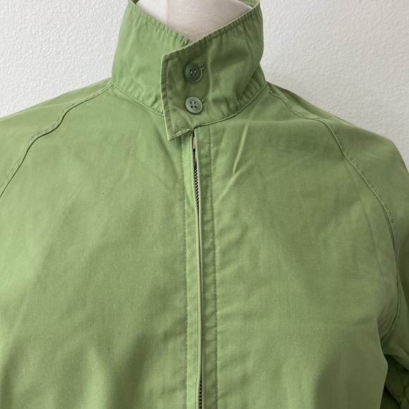 Vintage Cortina windbreaker jacket medium green 60s 70s Rockabilly - Picture 5 of 12